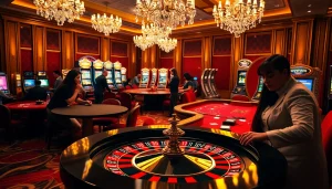 Engage in thrilling games at OKWIN with a vibrant casino atmosphere featuring roulette, poker, and modern interfaces.