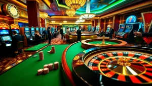 Experience the thrill of high-stakes gambling at https://tt88.fund/ with vibrant casino tables and eager players.