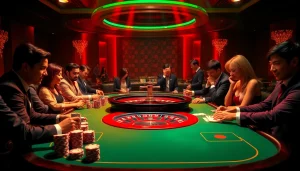 Engaging casino scene showcasing hidden wiki 2026 elements with vibrant gaming activity and professional atmosphere.