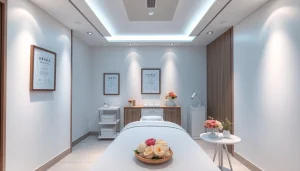 落ち着いた雰囲気と専門的な装飾が施されたモダンな医療クリニックでの 医療脱毛 おすすめ