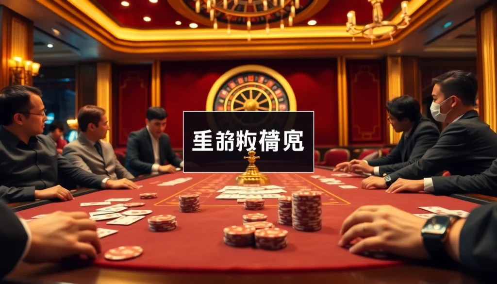 Exciting poker table scene featuring professional players and the keyword "লগইন".