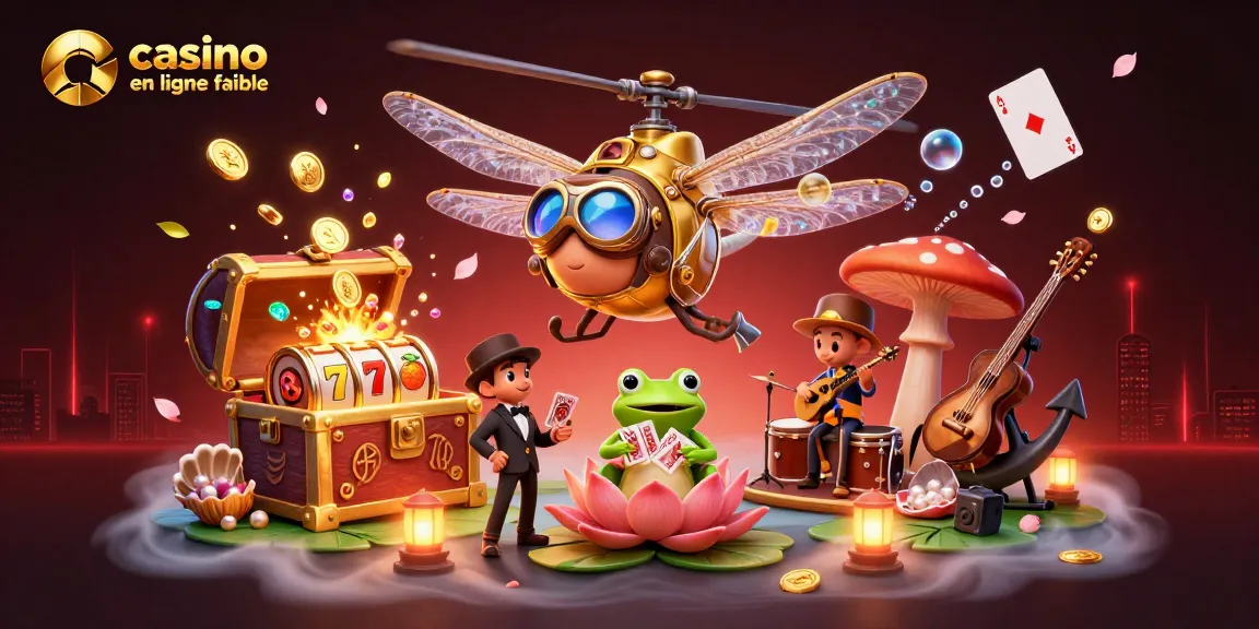 Participer à des jeux sur un casino en ligne fiable avec des éléments visuels de jeu captivants.