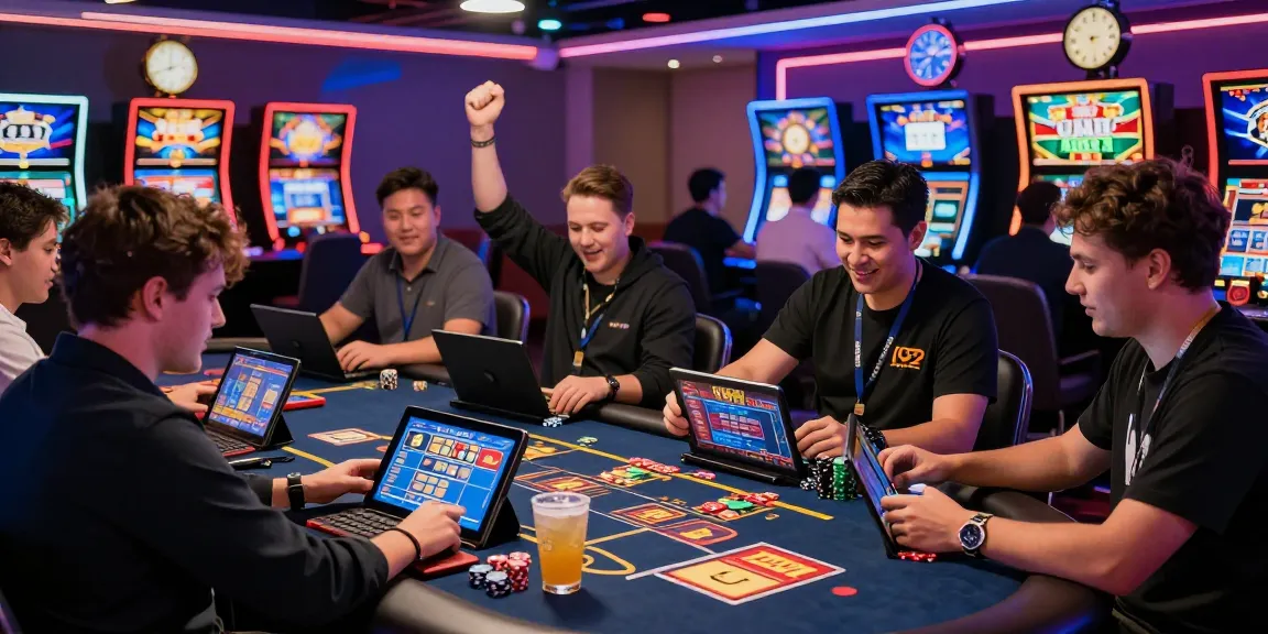 Aviator 1xbet crash game scene with excited players, vibrant casino atmosphere, and instant cashout vibes.