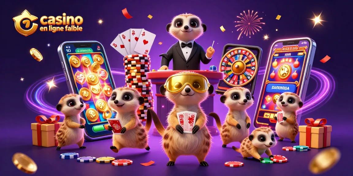 Découvrez un casino en ligne fiable avec des meerkats en pleine action, animant le jeu et l'excitation.