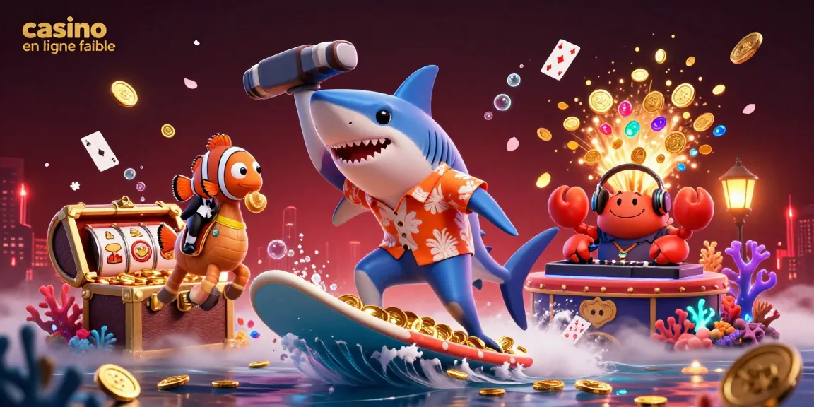 Jouez sur le meilleur casino en ligne fiable avec cette illustration vibrante de la mer.