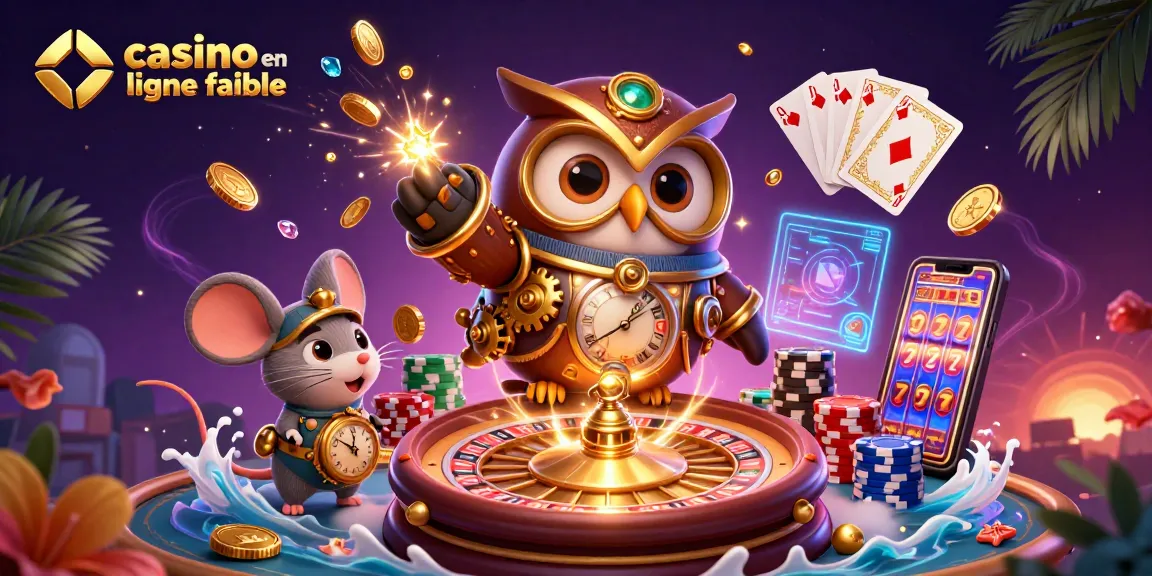 Jouez à des jeux passionnants dans un casino en ligne fiable avec cette illustration dynamique.
